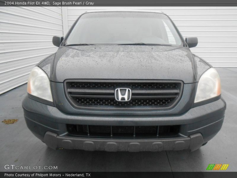 Sage Brush Pearl / Gray 2004 Honda Pilot EX 4WD