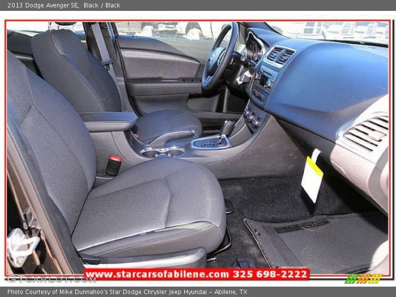 Black / Black 2013 Dodge Avenger SE