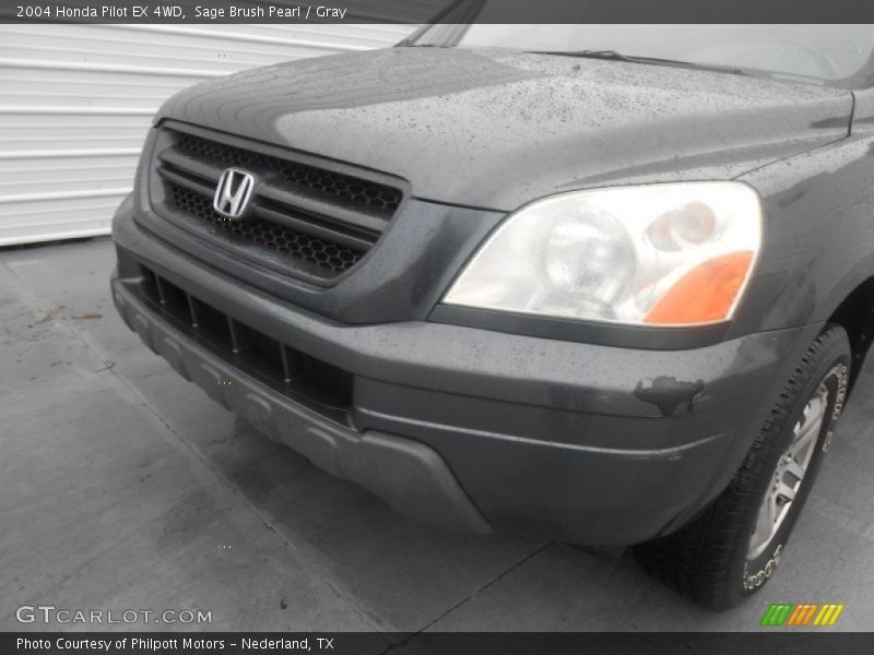 Sage Brush Pearl / Gray 2004 Honda Pilot EX 4WD