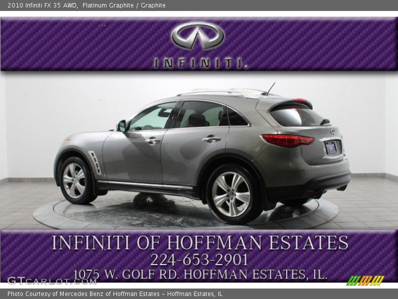 Platinum Graphite / Graphite 2010 Infiniti FX 35 AWD