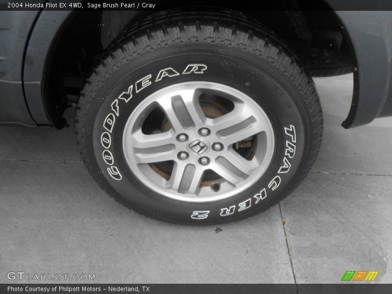 Sage Brush Pearl / Gray 2004 Honda Pilot EX 4WD
