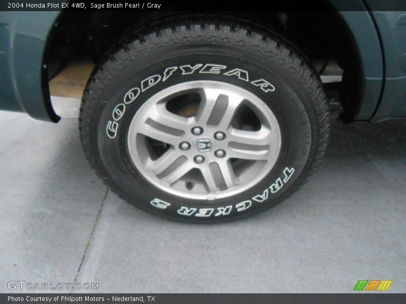 Sage Brush Pearl / Gray 2004 Honda Pilot EX 4WD