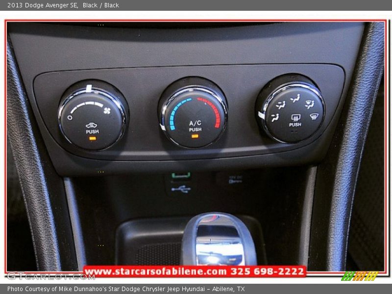 Black / Black 2013 Dodge Avenger SE