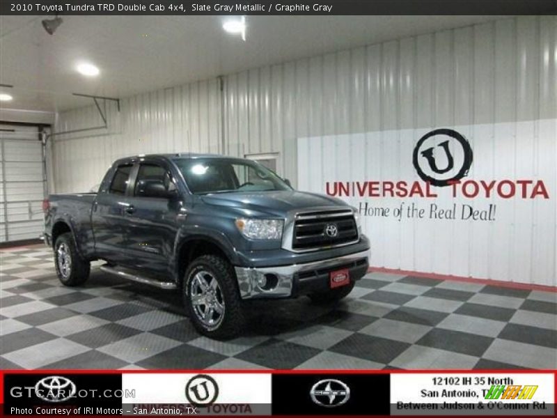 Slate Gray Metallic / Graphite Gray 2010 Toyota Tundra TRD Double Cab 4x4