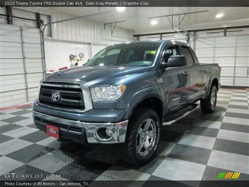 Slate Gray Metallic / Graphite Gray 2010 Toyota Tundra TRD Double Cab 4x4