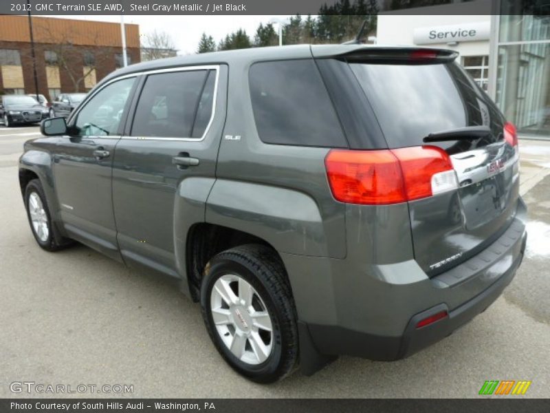 Steel Gray Metallic / Jet Black 2012 GMC Terrain SLE AWD