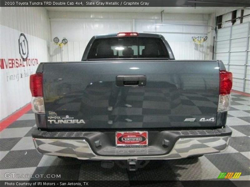 Slate Gray Metallic / Graphite Gray 2010 Toyota Tundra TRD Double Cab 4x4