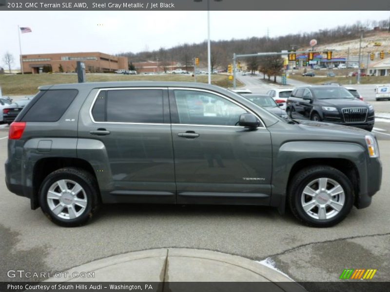 Steel Gray Metallic / Jet Black 2012 GMC Terrain SLE AWD