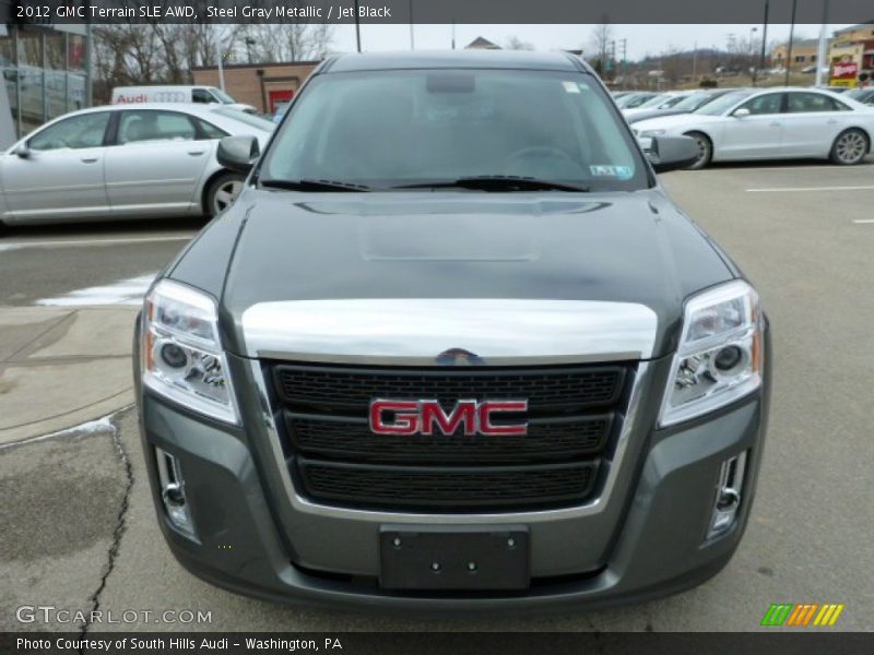 Steel Gray Metallic / Jet Black 2012 GMC Terrain SLE AWD