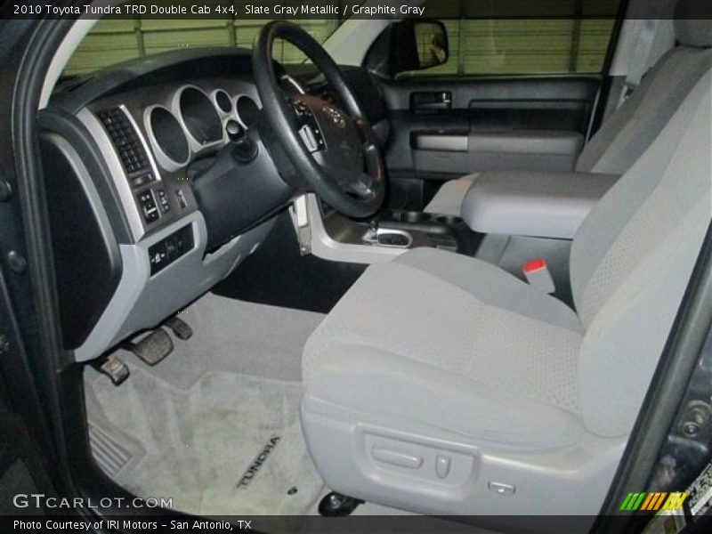Slate Gray Metallic / Graphite Gray 2010 Toyota Tundra TRD Double Cab 4x4