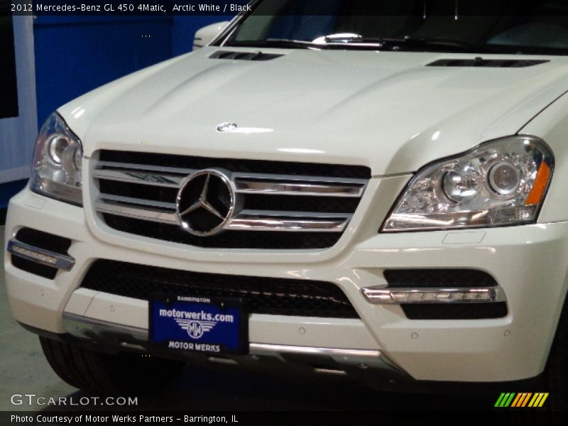 Arctic White / Black 2012 Mercedes-Benz GL 450 4Matic