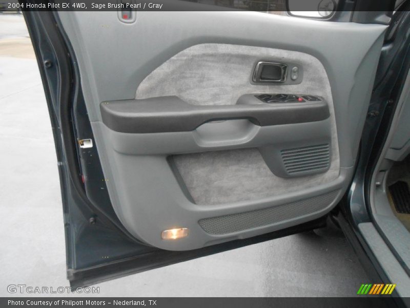 Sage Brush Pearl / Gray 2004 Honda Pilot EX 4WD