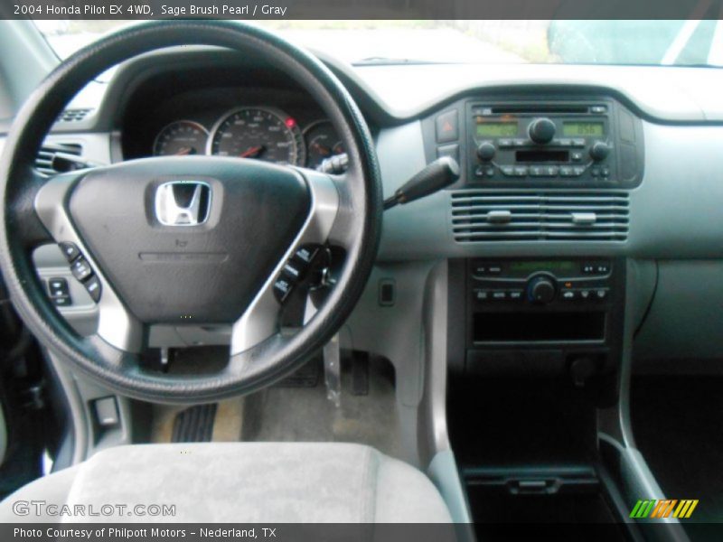 Sage Brush Pearl / Gray 2004 Honda Pilot EX 4WD