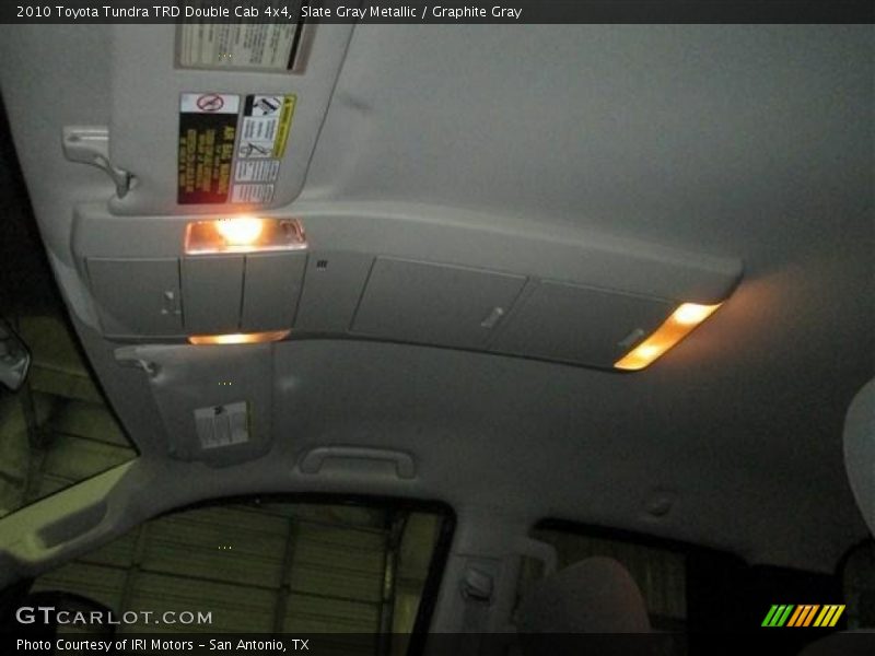 Slate Gray Metallic / Graphite Gray 2010 Toyota Tundra TRD Double Cab 4x4