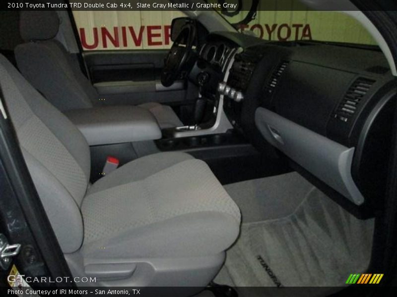 Slate Gray Metallic / Graphite Gray 2010 Toyota Tundra TRD Double Cab 4x4