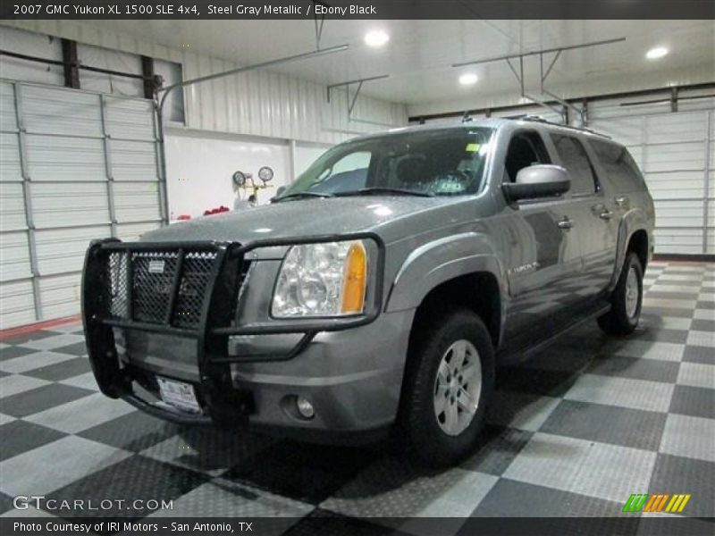 Steel Gray Metallic / Ebony Black 2007 GMC Yukon XL 1500 SLE 4x4