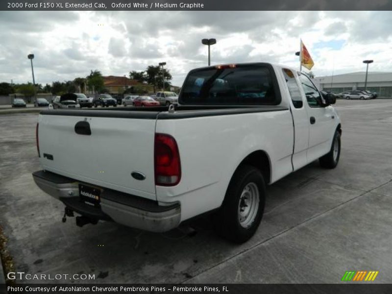 Oxford White / Medium Graphite 2000 Ford F150 XL Extended Cab