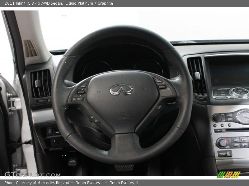 Liquid Platinum / Graphite 2011 Infiniti G 37 x AWD Sedan