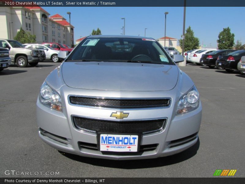 Silver Ice Metallic / Titanium 2010 Chevrolet Malibu LT Sedan