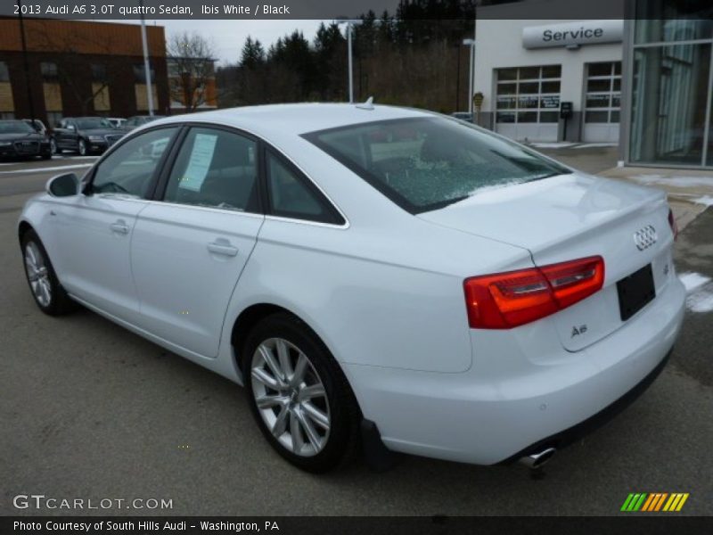 Ibis White / Black 2013 Audi A6 3.0T quattro Sedan