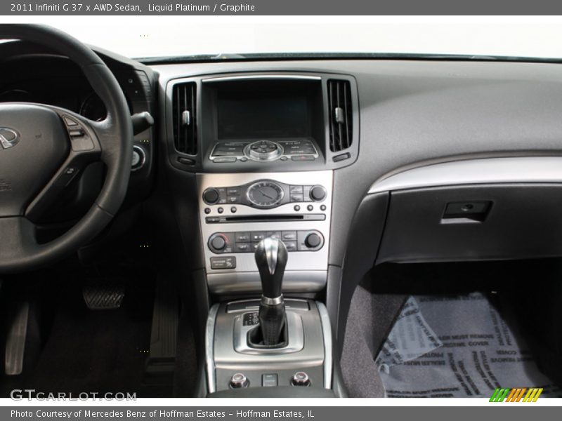 Liquid Platinum / Graphite 2011 Infiniti G 37 x AWD Sedan