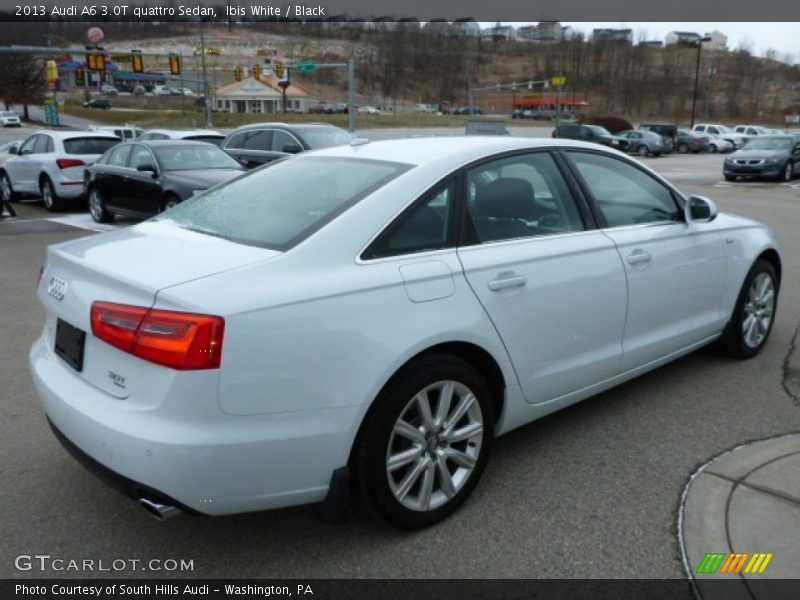 Ibis White / Black 2013 Audi A6 3.0T quattro Sedan