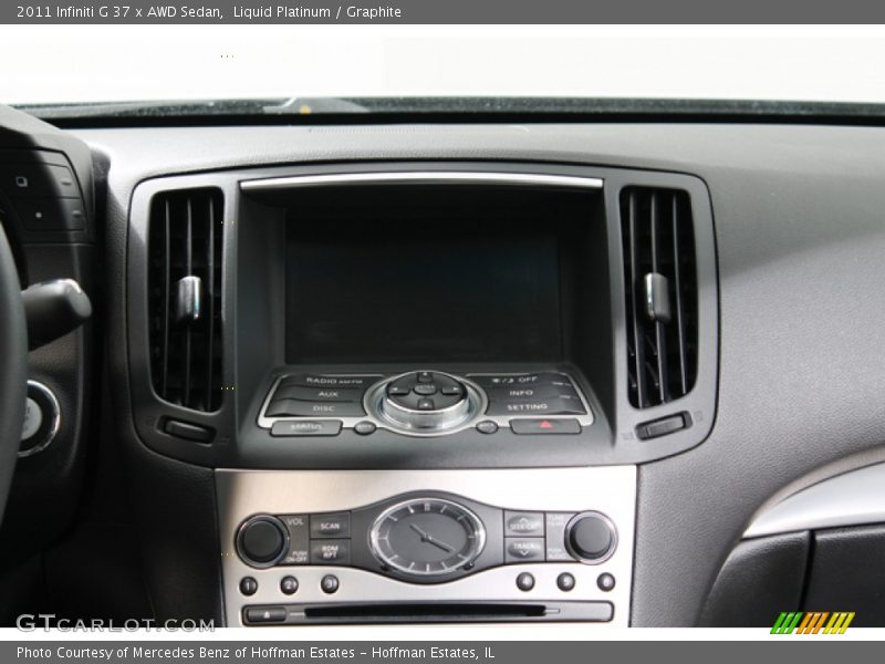 Liquid Platinum / Graphite 2011 Infiniti G 37 x AWD Sedan