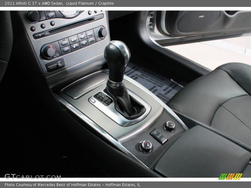 Liquid Platinum / Graphite 2011 Infiniti G 37 x AWD Sedan