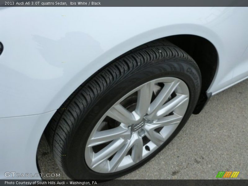 Ibis White / Black 2013 Audi A6 3.0T quattro Sedan