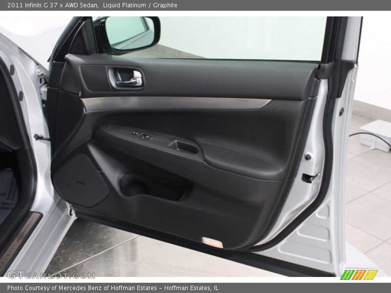 Liquid Platinum / Graphite 2011 Infiniti G 37 x AWD Sedan