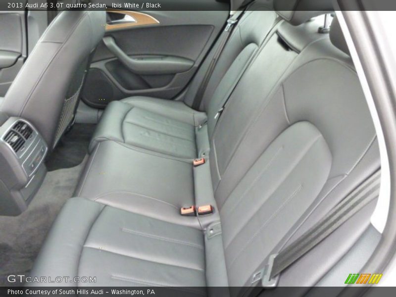Rear Seat of 2013 A6 3.0T quattro Sedan