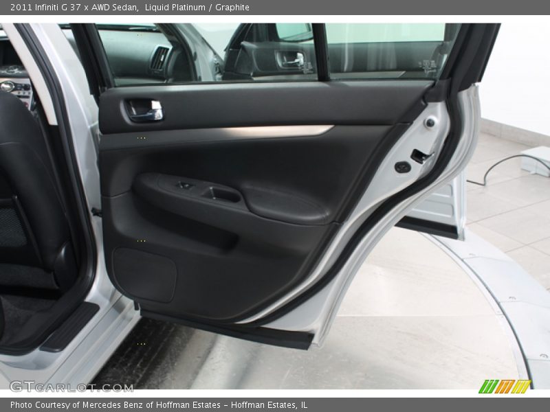 Liquid Platinum / Graphite 2011 Infiniti G 37 x AWD Sedan