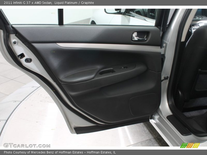 Liquid Platinum / Graphite 2011 Infiniti G 37 x AWD Sedan