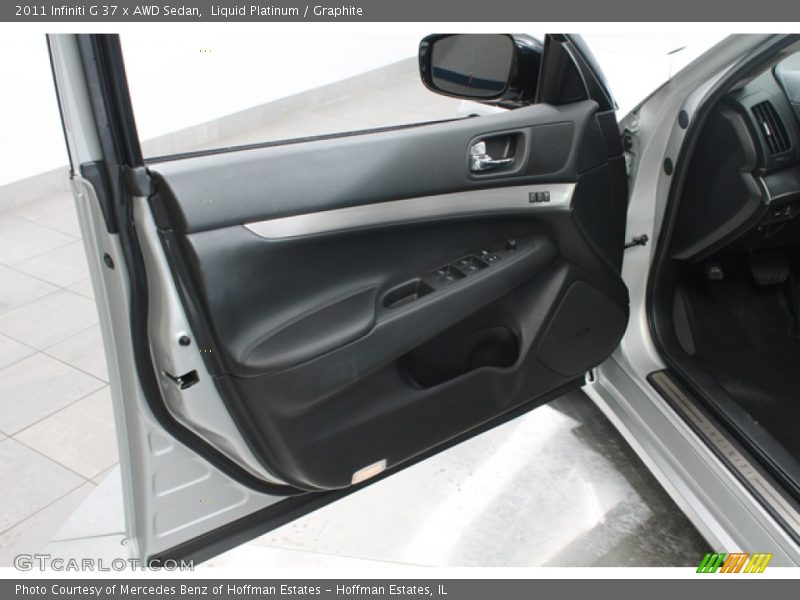 Liquid Platinum / Graphite 2011 Infiniti G 37 x AWD Sedan