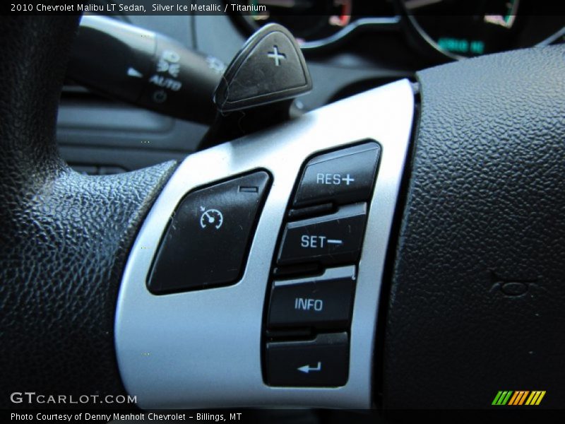 Silver Ice Metallic / Titanium 2010 Chevrolet Malibu LT Sedan