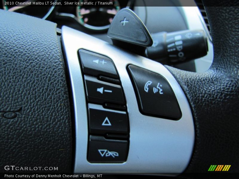 Silver Ice Metallic / Titanium 2010 Chevrolet Malibu LT Sedan