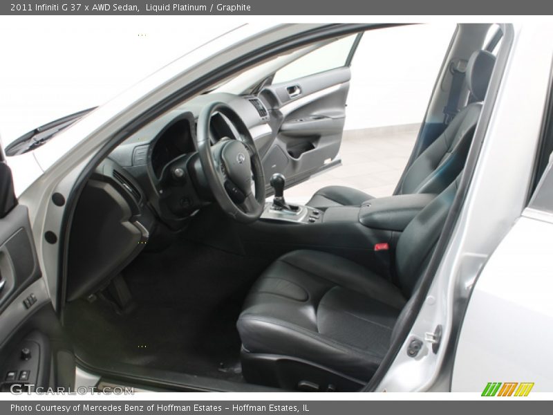 Liquid Platinum / Graphite 2011 Infiniti G 37 x AWD Sedan