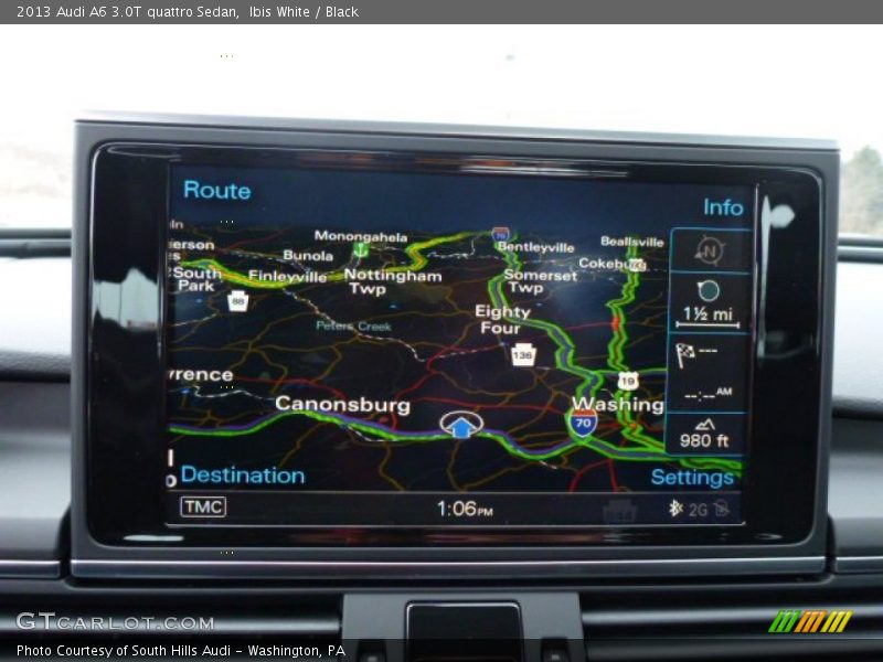 Navigation of 2013 A6 3.0T quattro Sedan
