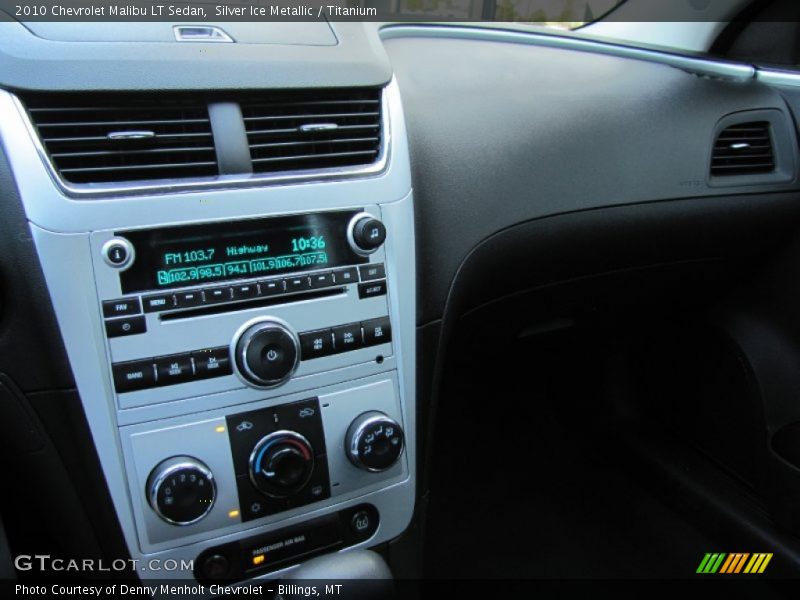 Silver Ice Metallic / Titanium 2010 Chevrolet Malibu LT Sedan