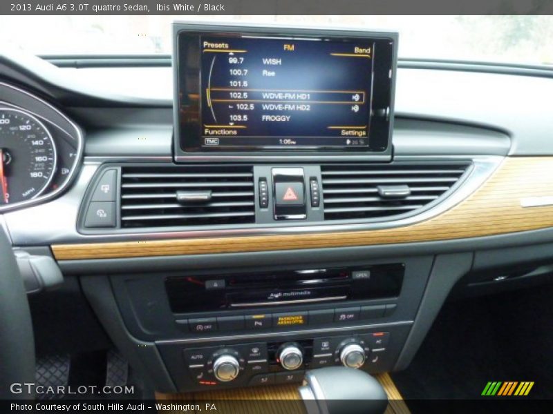 Controls of 2013 A6 3.0T quattro Sedan