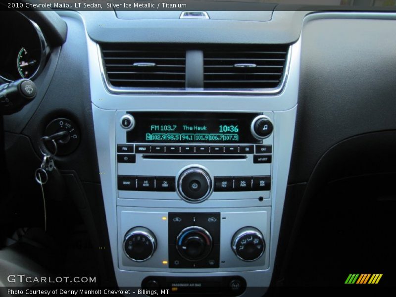 Silver Ice Metallic / Titanium 2010 Chevrolet Malibu LT Sedan
