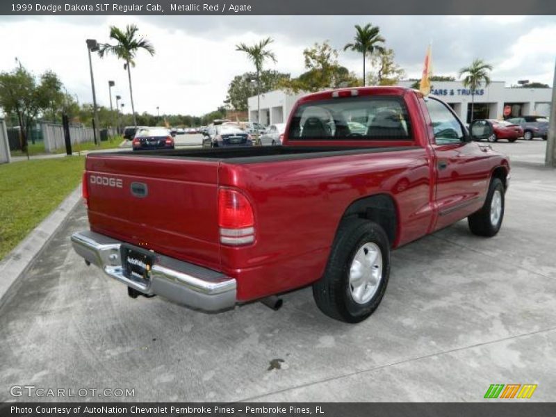 Metallic Red / Agate 1999 Dodge Dakota SLT Regular Cab