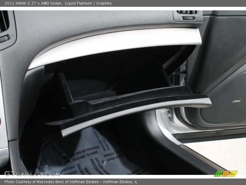 Liquid Platinum / Graphite 2011 Infiniti G 37 x AWD Sedan