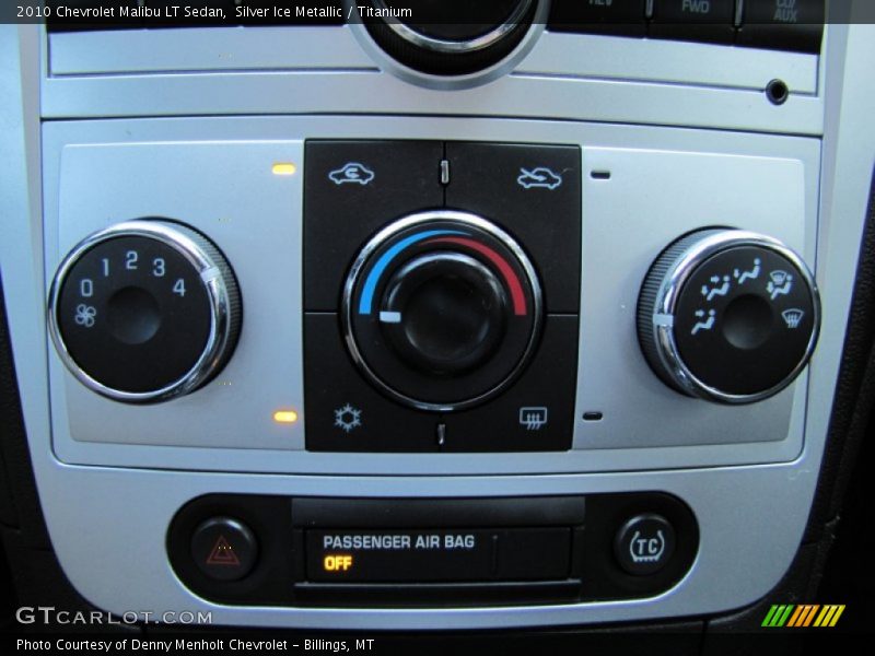 Silver Ice Metallic / Titanium 2010 Chevrolet Malibu LT Sedan