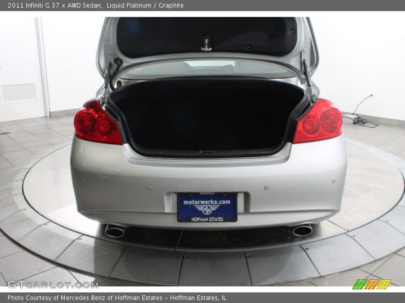 Liquid Platinum / Graphite 2011 Infiniti G 37 x AWD Sedan