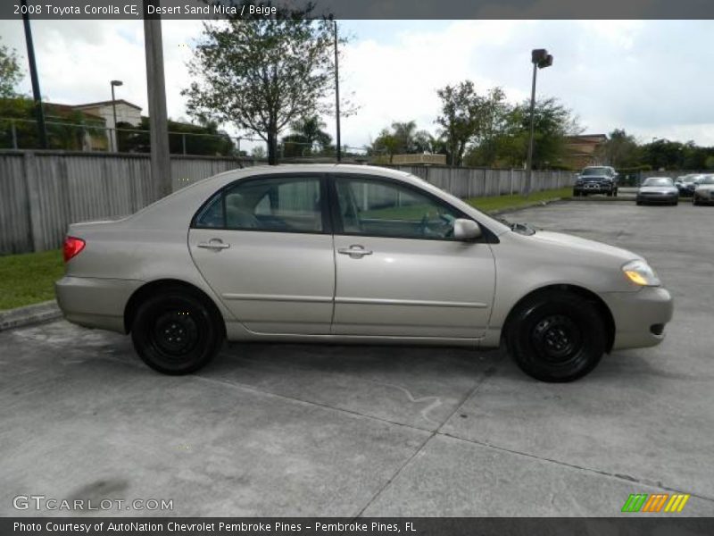 Desert Sand Mica / Beige 2008 Toyota Corolla CE