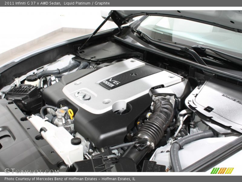 Liquid Platinum / Graphite 2011 Infiniti G 37 x AWD Sedan
