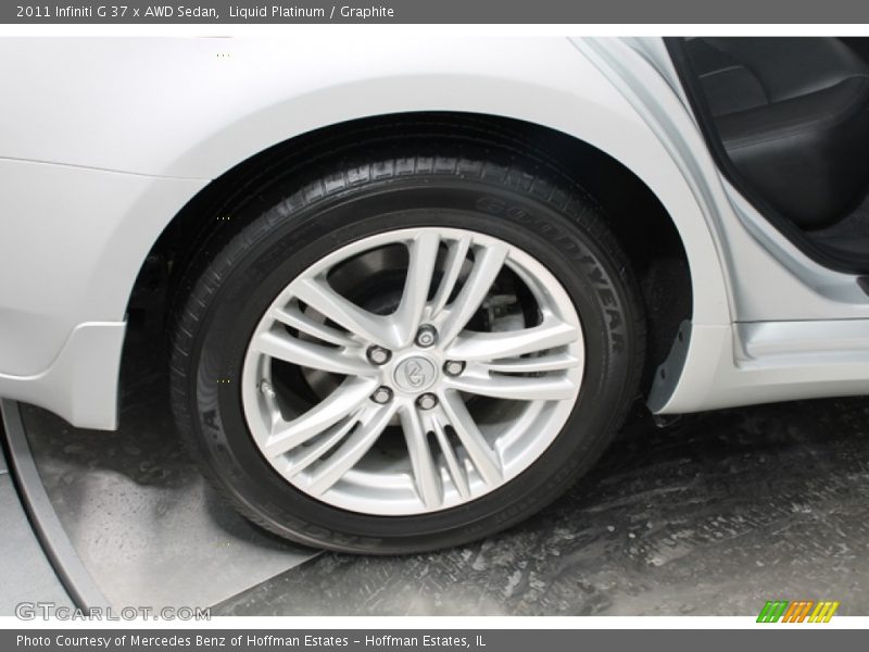 Liquid Platinum / Graphite 2011 Infiniti G 37 x AWD Sedan