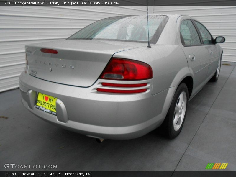 Satin Jade Pearl / Dark Slate Gray 2005 Dodge Stratus SXT Sedan
