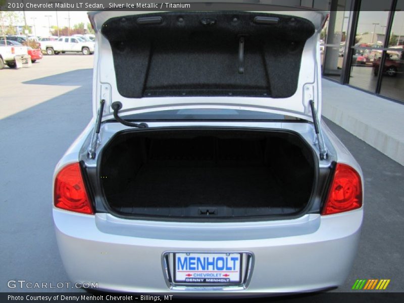 Silver Ice Metallic / Titanium 2010 Chevrolet Malibu LT Sedan
